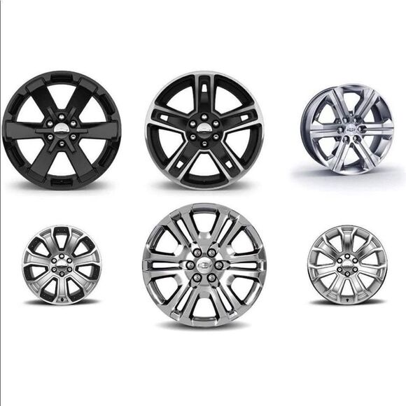 Chevrolet chrome center caps with Silver Bowtie NWT - Picture 4 of 8